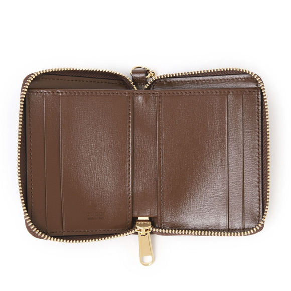 Gucci Zip Wallet Key Hook Brown GG Supreme - Picture 4 of 6